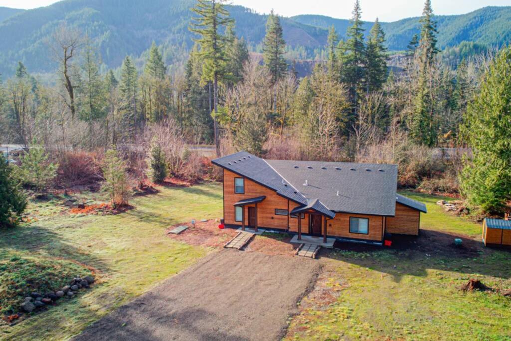 Newly Built Modern Chalet Duplex - 1 Mount Hood Village Exterior foto